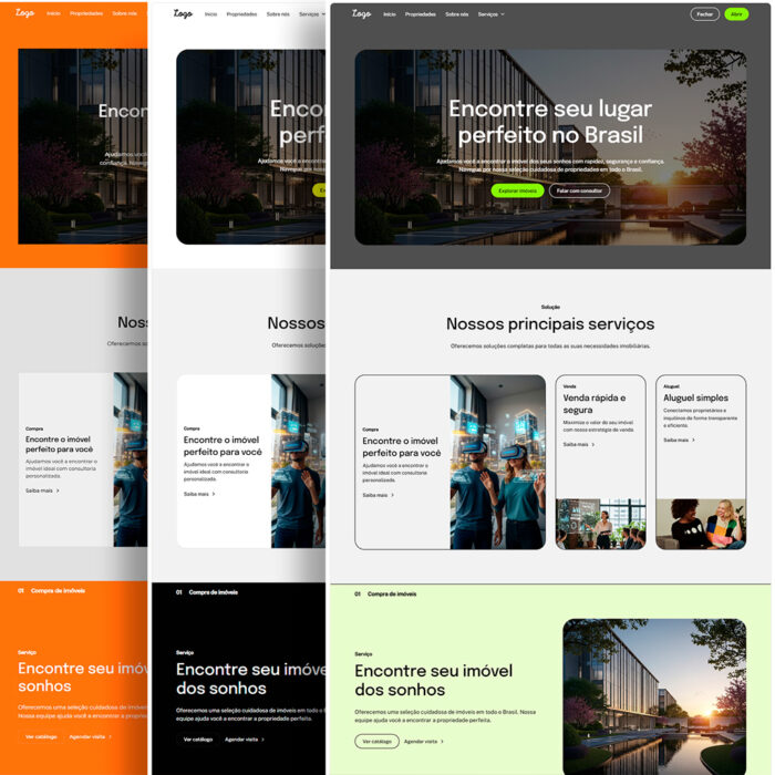 Página em UX/UI Design e Design System