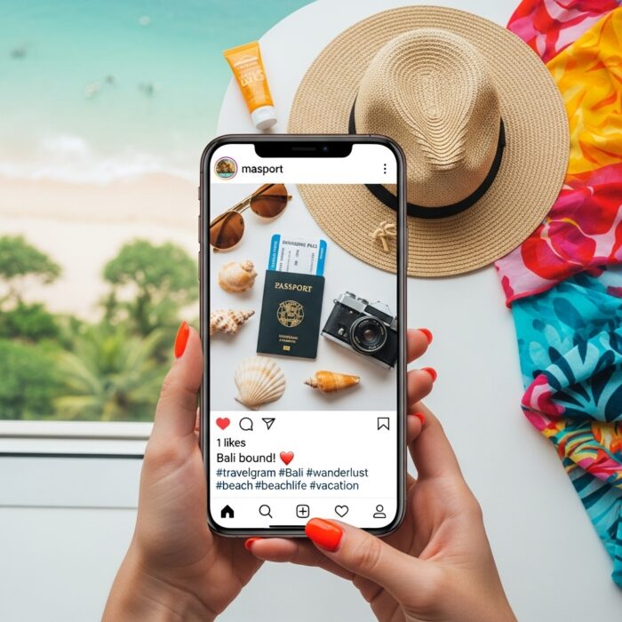 Stories, reels e posts com design profissional