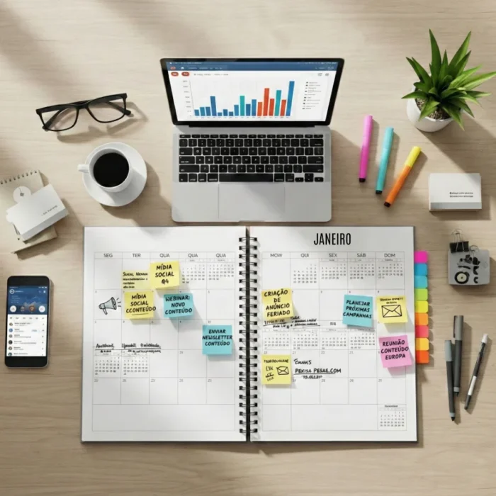 Monte seu calendário editorial